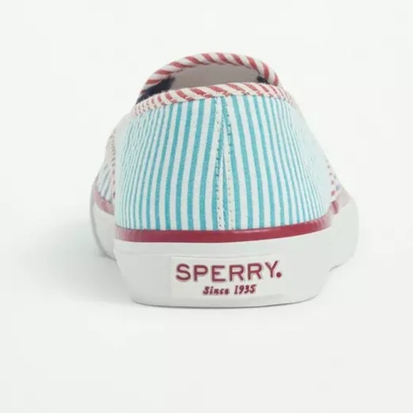 Sperry x Brooks Brothers "Seersucker" Slip On Men’s Size 8.5 NWOB - Picture 4 of 10
